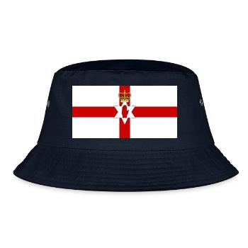 Nordirland - Bucket Hat - Navy - Vorne