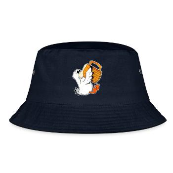 Seagull Beer Seagull North Sea Northern Germany - Bucket Hat - navy - Front