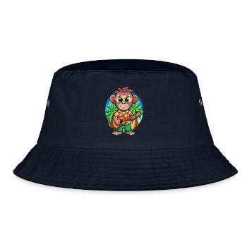 Lunettes de soleil de plage d’été de dessin animé de singe drôle - Bob - marine - Devant