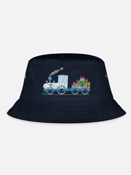 Train pour enfants avec remorque blanche - Bob - marine - Devant