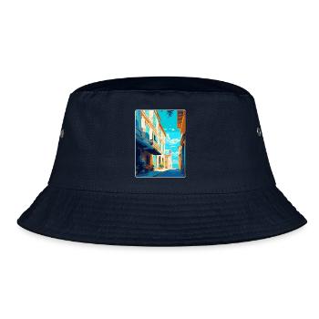 Arles France Vintage Travel Poster WPA Souvenir - Bucket Hat - navy - Front