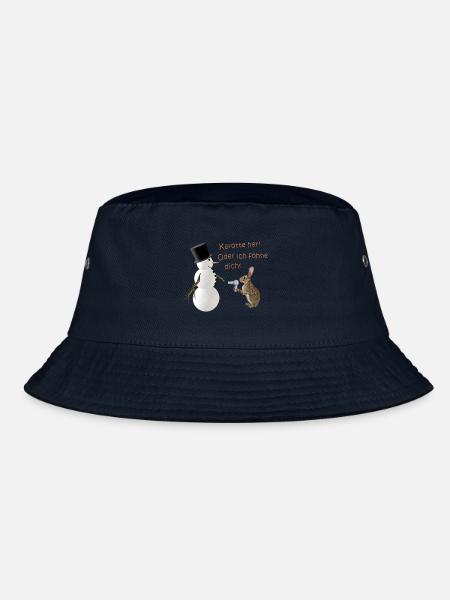 Karotte her! Oder ich föhne dich! - Bucket Hat - Navy
