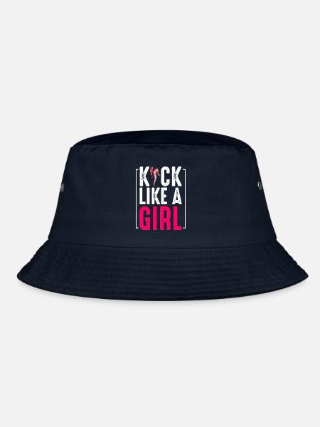 Kickboxing - Bucket Hat - Navy - Vorne