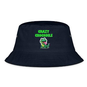 Crazy Crocodile - Bucket Hat - Navy - Vorne