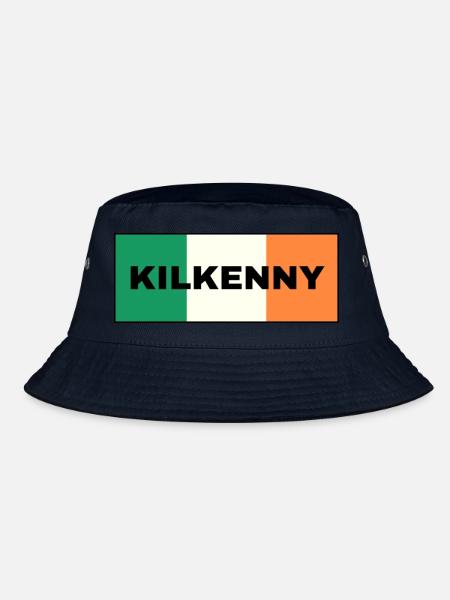 Kilkenny City in Irish Flag - Bucket Hat - navy