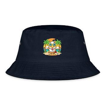 Lunettes de soleil Hawk Funny Cartoon Summer Beach - Bob - marine - Devant