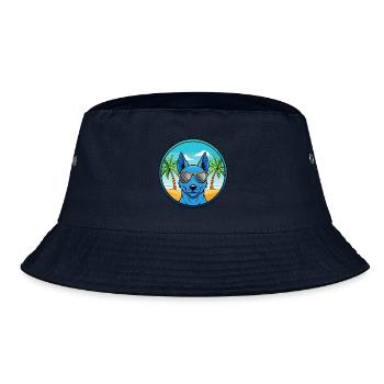 Lunettes de soleil de dessin animé Blue Thai Ridgeback Dog Breed - Bob - marine - Devant