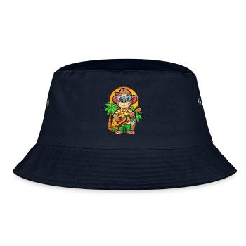Lunettes de soleil de plage d’été de dessin animé de singe drôle - Bob - marine - Devant