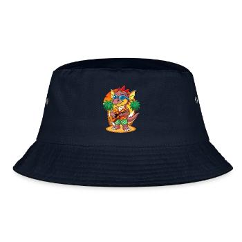 Lunettes de soleil de plage d’été de dessin animé de dragon drôle - Bob - marine - Devant