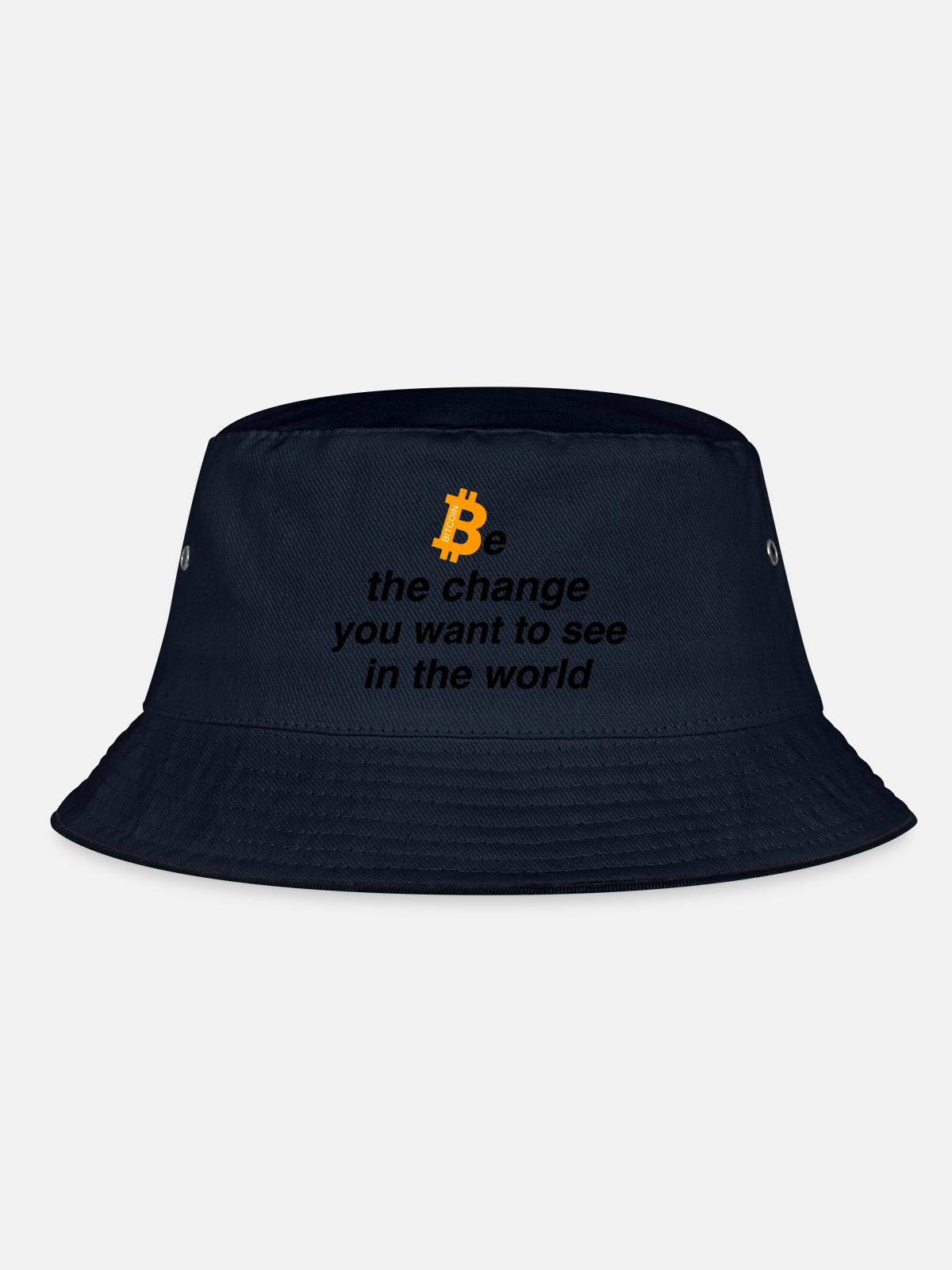 Be the change - Bucket Hat - Navy - Vorne