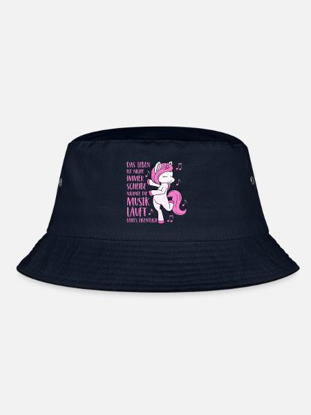 Musik Einhorn - Das Leben ist nicht immer Scheisse - Bucket Hat - Navy