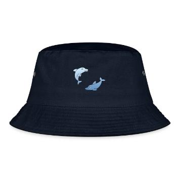 Dolphin - Bucket Hat - Navy - Vorne