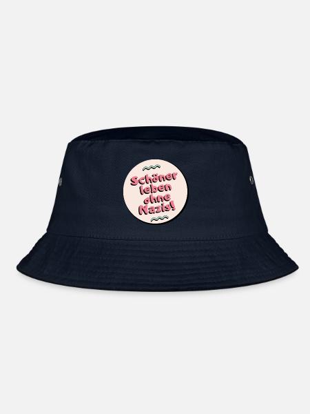 Schoner leben ohne Nazis - Bucket Hat - Navy