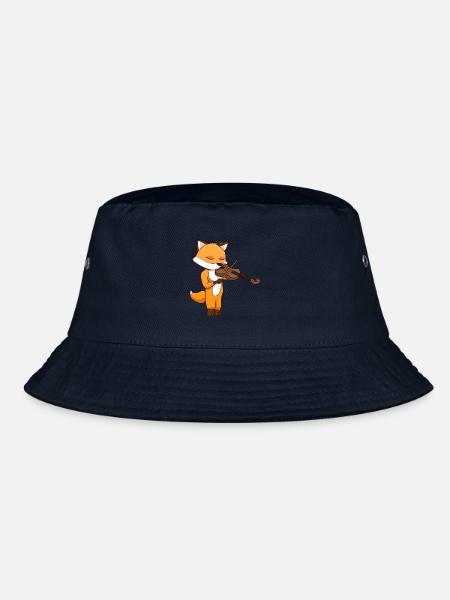 Violin Fox - Bucket Hat - Navy