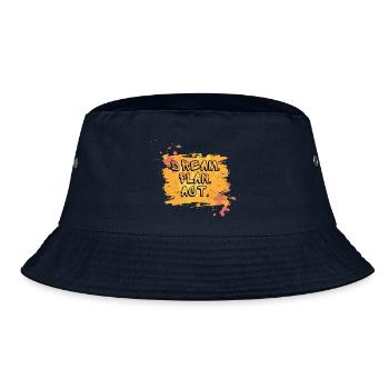 Traeume Planen Handeln Splash - Bucket Hat - Navy - Vorne