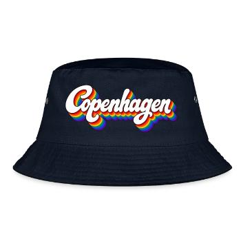 Copenhagen - Denmark - Kopenhagen - Dänemark - Bucket Hat - Navy - Vorne
