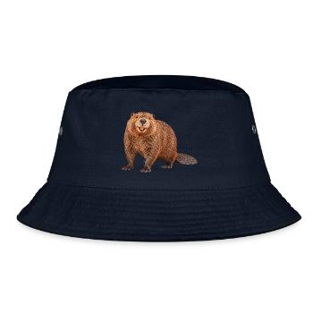 Biber - Bucket Hat - Navy - Vorne