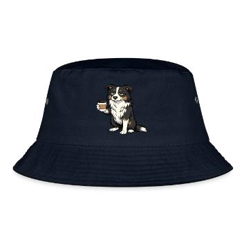 Australian Shepherd Aussie Aussiebesitzer Aussies - Bucket Hat - Navy - Vorne