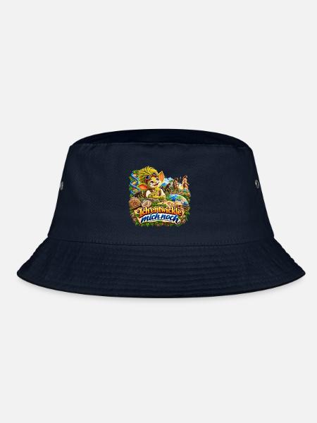 Wenuma Ich entwickle mich noch - Bucket Hat - Navy