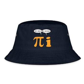 Sei realistisch Sei rational - Bucket Hat - Navy - Vorne
