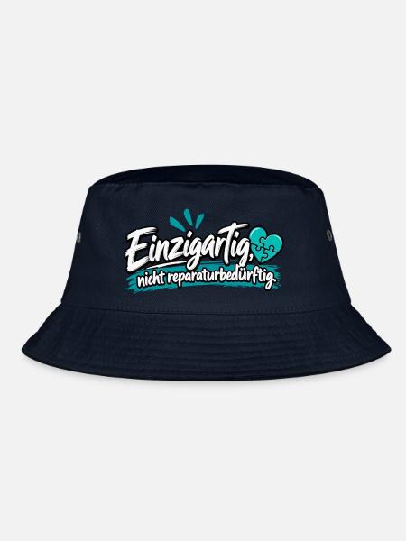 Einzigartig: Nicht Reparaturbedürftig - Bucket Hat - Navy