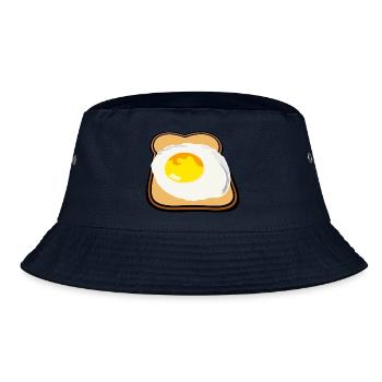 Spiegelei Toast - Bucket Hat - Navy - Vorne