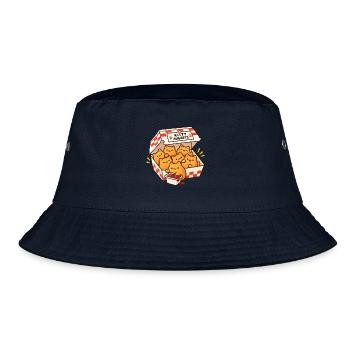 Kitty Nuggets Box - Bucket Hat - Navy - Vorne