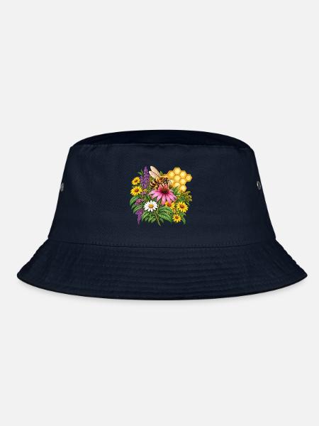 Bienengarten Blütenpracht - Bucket Hat - Navy