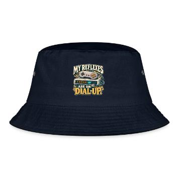 Reflexe per Einwahl - Bucket Hat - Navy - Vorne