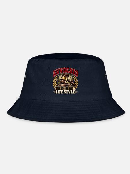 Lebensstil-Anwalt: Recht und Stolz - Bucket Hat - Navy