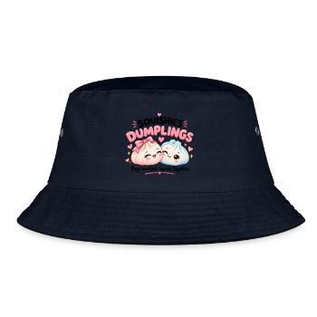 Squishy Dumplings – Boys & Girls - Bucket Hat - Navy - Vorne