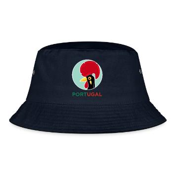 Hahn von Barcelos, Portugal - Bucket Hat - Navy - Vorne