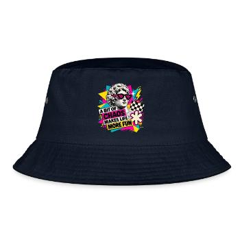 Ein bisschen Chaos - Bucket Hat - Navy - Vorne