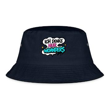 Ich denke nur Woanders - Bucket Hat - Navy - Vorne