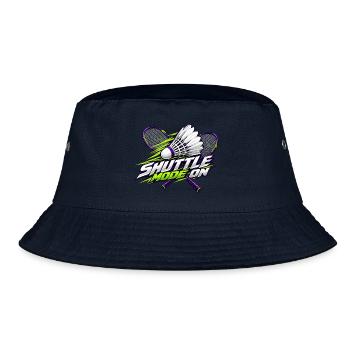 Shuttle-Modus an: Badminton - Bucket Hat - Navy - Vorne