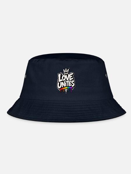 Love Unites - Bucket Hat - Navy