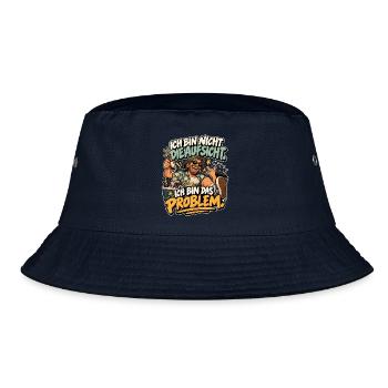 Ich bin Das Problem Aufsicht Meme - Bucket Hat - Navy - Vorne