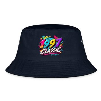 1997 Classic Neon Retro - Bucket Hat - Navy - Vorne