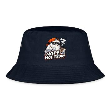 HEUTE NICHT – EIN REBELLISCHER GEIST - Bucket Hat - Navy - Vorne