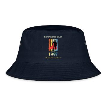Jahrgang 1997 Superheld 30. Geburtstag Mann - Bucket Hat - Navy - Vorne