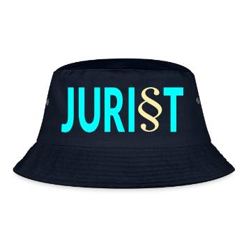 Jurist Paragraf Jura - Bucket Hat - Navy - Vorne