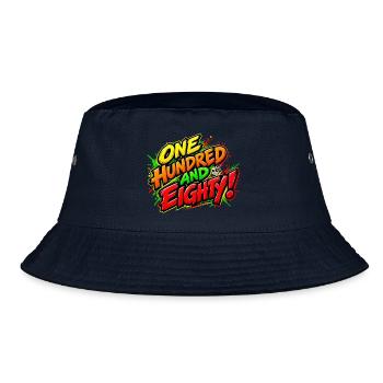 180 - one hundred and eighty - Bucket Hat - Navy - Vorne