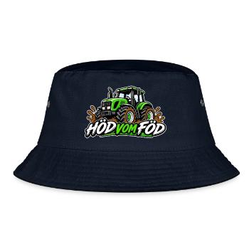 Höd vom Föd - Held vom Feld - Bucket Hat - Navy - Vorne