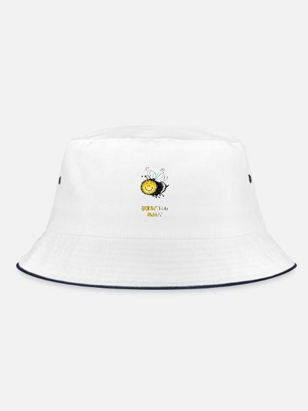 Hummel glückliche zufriedene Hummel - Bucket Hat - Weiß/Navy