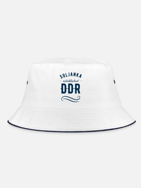 Soljanka DDR Legacy - Bucket Hat - Weiß/Navy