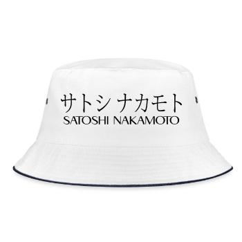 Satoshi Nakamoto - Bob - blanc/marine - Devant