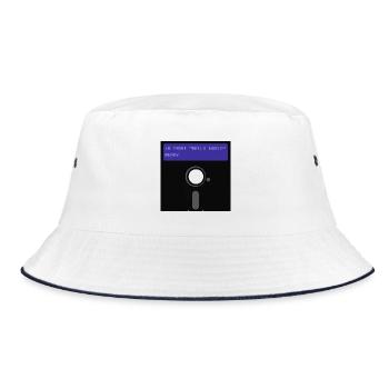 floppy disk - Bucket Hat - white/navy - Front