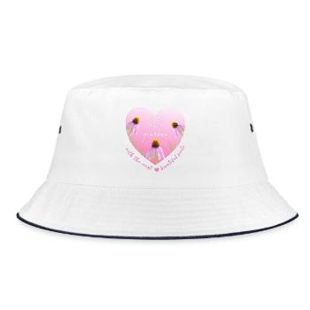 best grandma granny - Bucket Hat - Weiß/Navy - Vorne