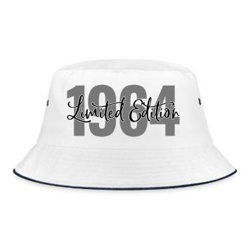 Limited Edition 1964 - Bucket Hat - Weiß/Navy - Vorne
