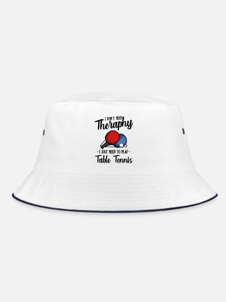 Table tennis - Bucket Hat - white/navy